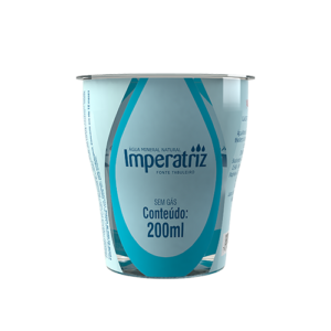 Água mineral sem gás copo 200ml